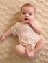 Purebaby Pink Short Sleeve Zip Rompers 2 Pack - Size Newborn - Pink