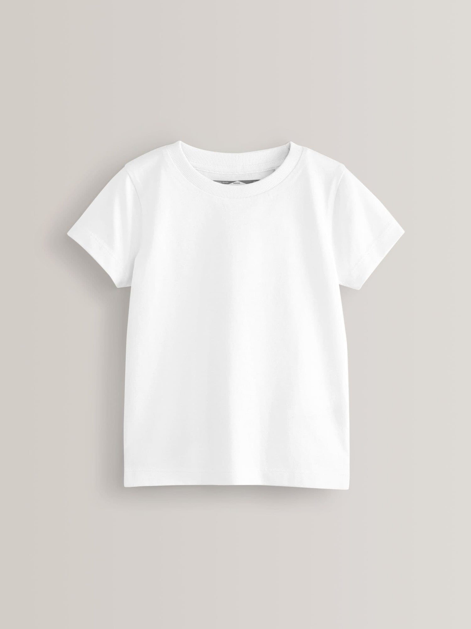 White 2 Pack Short Sleeve T-Shirts (3mths-7yrs) - Size 3-6 Months (62-68cm)