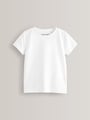 White 2 Pack Short Sleeve T-Shirts (3mths-7yrs) - Size 3-6 Months (62-68cm)