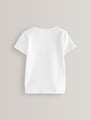 White 2 Pack Short Sleeve T-Shirts (3mths-7yrs) - Size 3-6 Months (62-68cm)