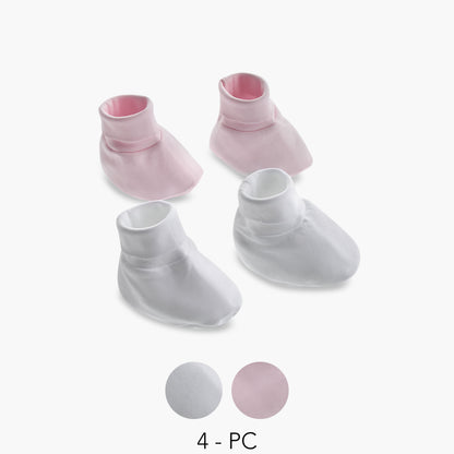 Juniors Solid Booties - Set of 2