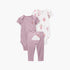 Carters 2-Piece Printed Short Sleeves Bodysuits with Pants - Multicolour / Newborn
