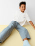 Waffle Breakfast Crew Slogan Pyjama Top (6-16 Yrs)