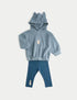 2pc Cotton Rich Peter Rabbit™ Hoodie Outfit (0-3 Yrs) - BLUE / 12-18 Months