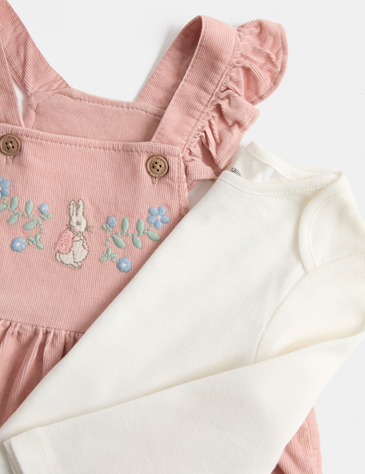 3 Piece Cotton Rich Dresses with Tights (0-3 Yrs)