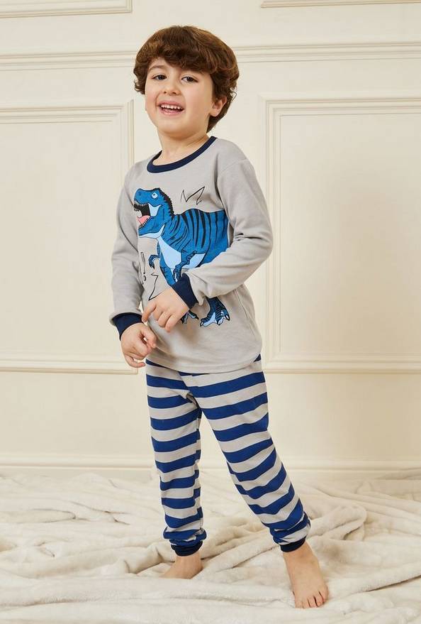 Styli Dinosaur Printed T-Shirt &amp; Pyjama Set