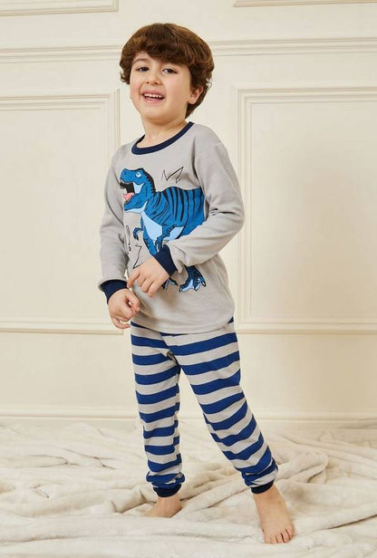 Styli Dinosaur Printed T-Shirt &amp; Pyjama Set
