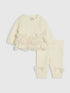 River Island Cream Bow Tulle Knit Legging Set - Cream / Up To 3 Months (50 - 62cm)