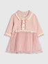 River Island Pink Tulle Hybrid Knit Dress - Pink / Up To 3 Months (50 - 62cm)