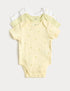 3 Pack Cotton Rich Bodysuits (6&