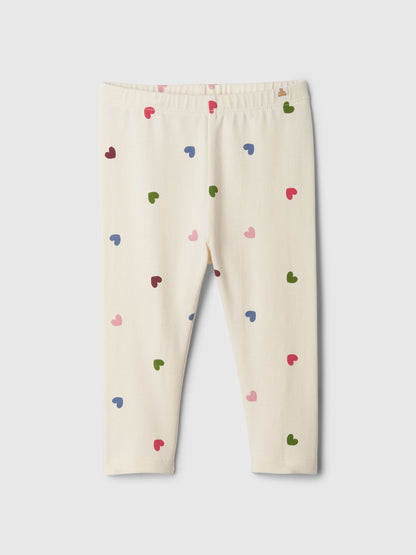 Baby &amp; Toddler Mix &amp; Match Leggings - MULTI HEART MILK / 12-18M