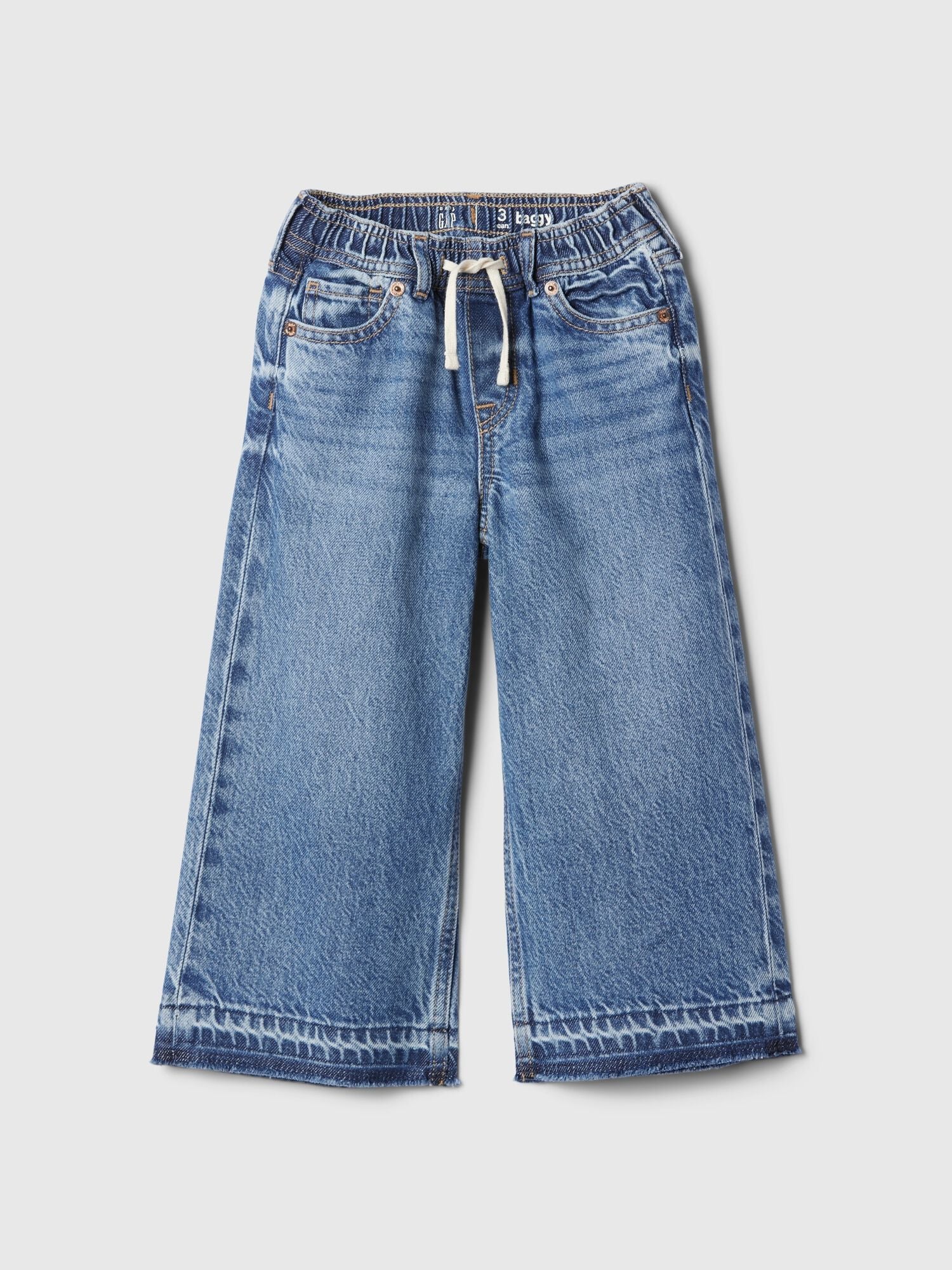 Baby &amp; Toddler Pull-On Baggy Jeans - DARK WASH INDIGO 119 / 12-18M