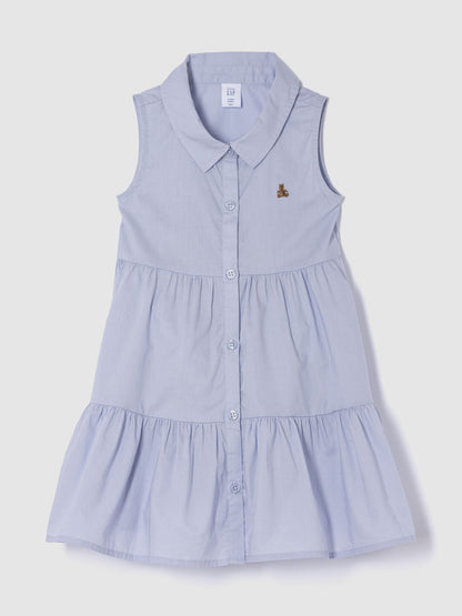 Baby &amp; Toddler Tiered Shirtdress - JET STREAM BLUE 337 / 12-18M