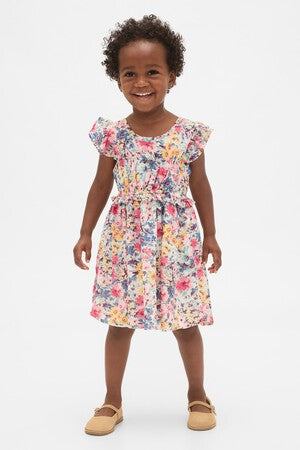Baby &amp; Toddler Smocked Ruffle Dress