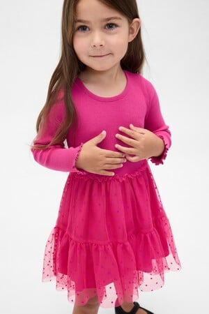 Baby &amp; Toddler Tulle Mixed Media Dress