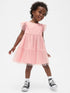 Baby & Toddler Tiered Tulle Dress - PINK STANDARD / 12-18M