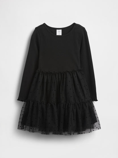 Baby &amp; Toddler Mixed Media Tulle Dress
