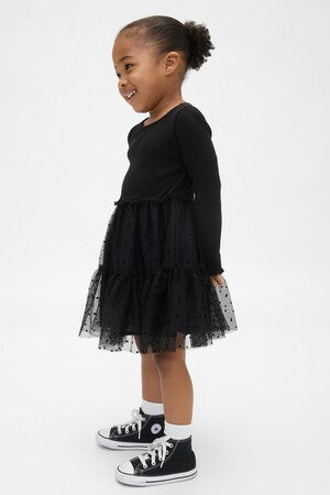 Baby &amp; Toddler Mixed Media Tulle Dress