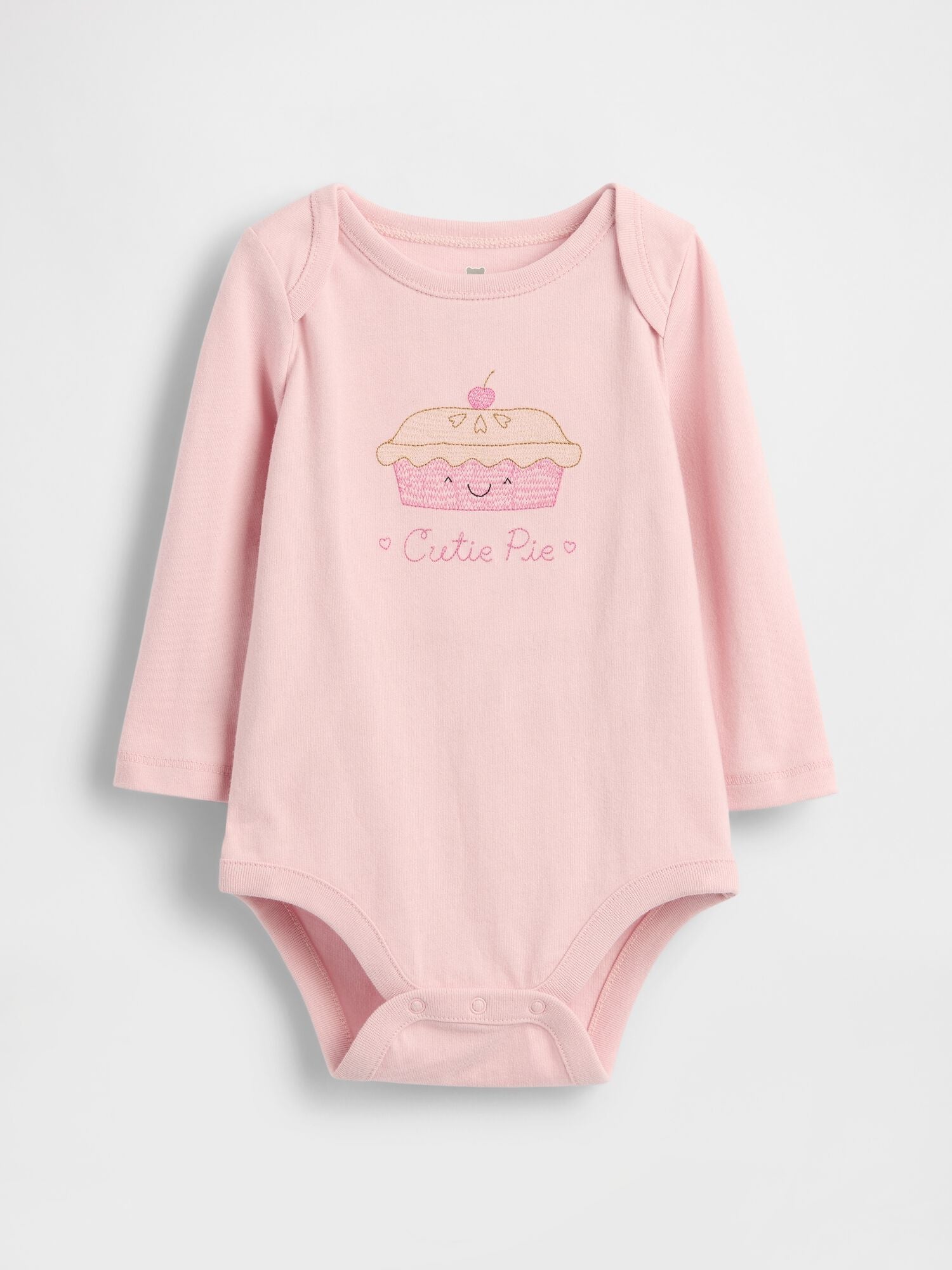 Baby First Favorites Organic Cotton Graphic Bodysuit - CUTIEPIE PINK ON / 12-18M