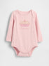 Baby First Favorites Organic Cotton Graphic Bodysuit - CUTIEPIE PINK ON / 12-18M