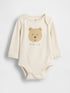 Baby First Favorites Organic Cotton Graphic Bodysuit - BEAR HEAD / 12-18M