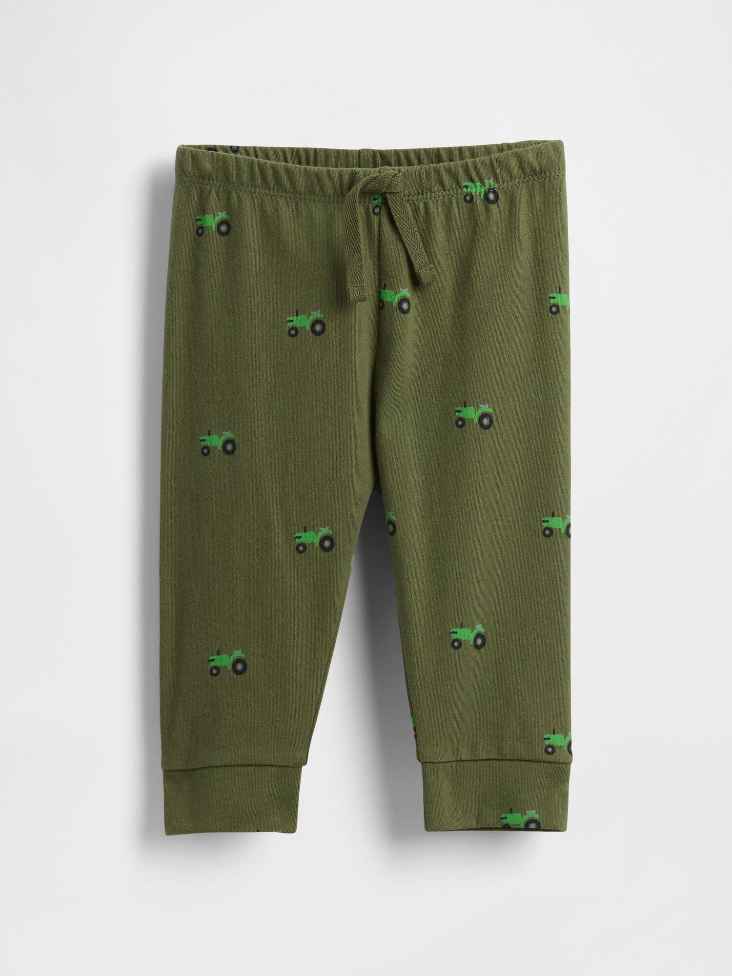 Baby First Favorites Organic Cotton Pull-On Pants - TRACTOR / 12-18M