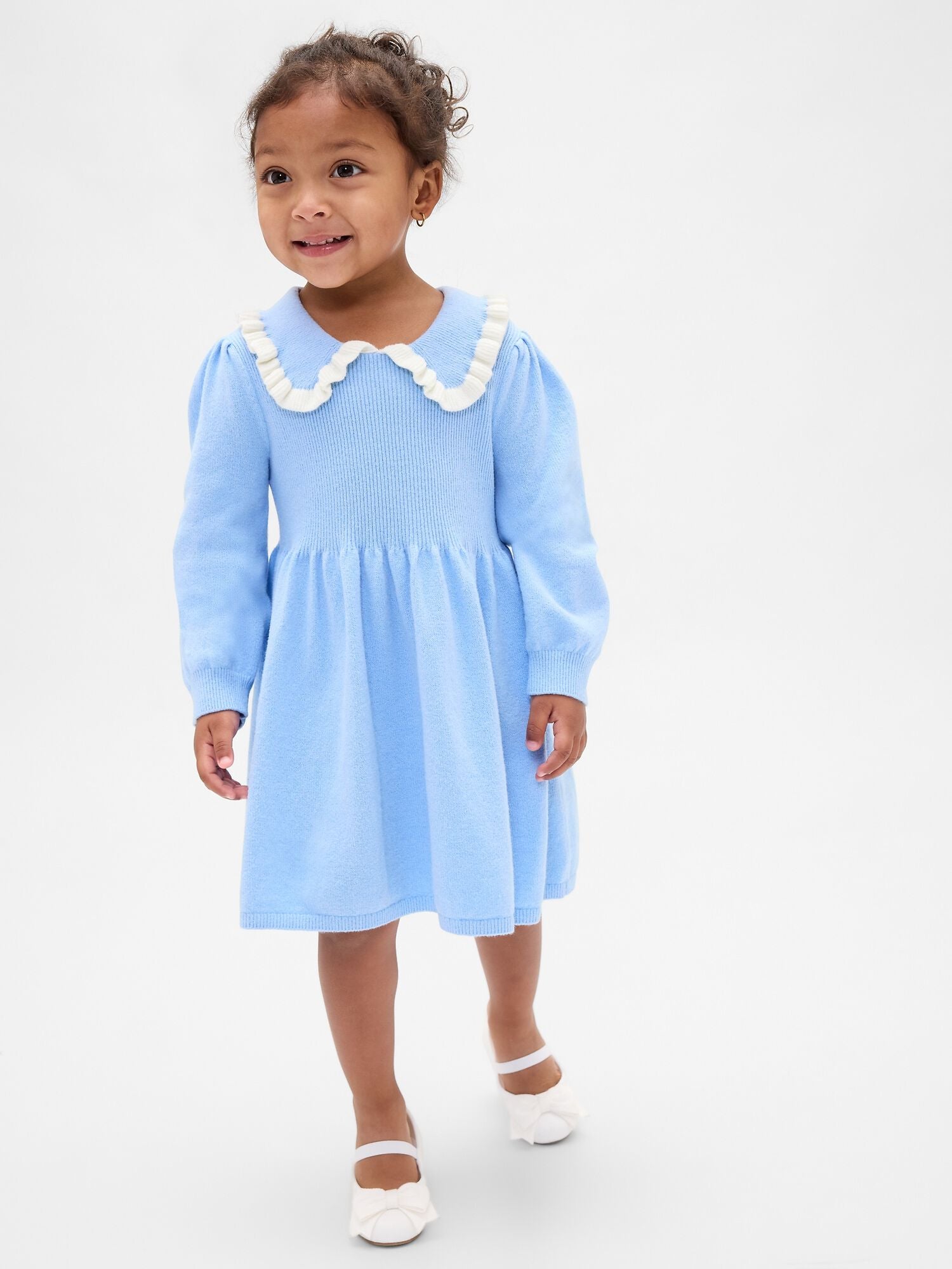 Baby &amp; Toddler CashSoft Sweater Dress - WIND BLUE / 12-18M