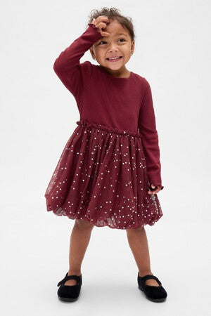 Baby &amp; Toddler Mixed Media Bubble Dress