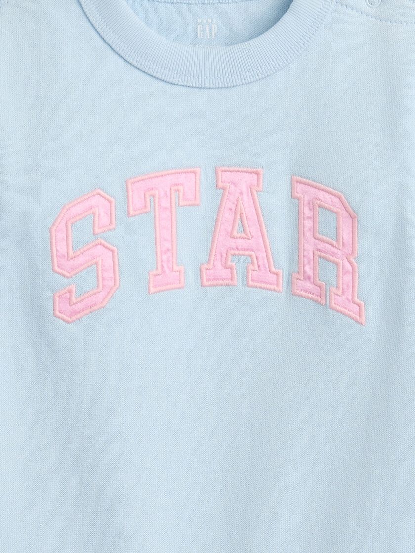 Gap × Sandy Liang Baby VintageSoft Logo One-Piece