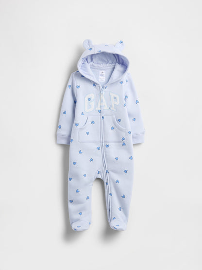 Baby Gap Logo One-Piece - SERENE BLUE / 6-12M