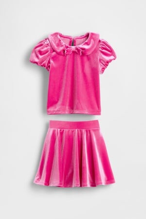 Baby &amp; Toddler Velour Bow Outfit Set