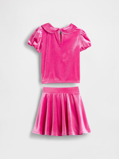 Baby &amp; Toddler Velour Bow Outfit Set