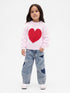 Baby & Toddler Heart Horseshoe Jeans - MEDIUM WASH / 12-18M