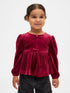 Baby & Toddler Velour Bow Top - SLED / 12-18M