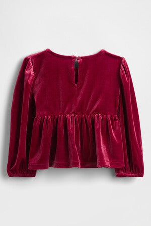 Baby &amp; Toddler Velour Bow Top