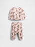 Baby Sherpa Brannan Bear Outfit Set - BARELY PINK / 12-18M