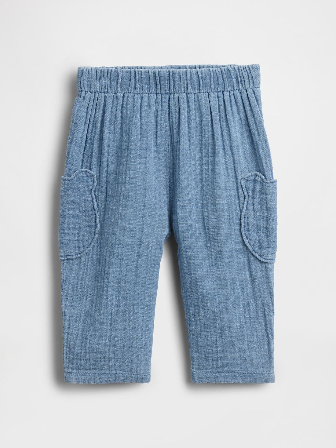 Baby Cotton Gauze Brannan Bear Pants - TRUE INDIGO 340 / 12-18M