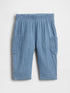 Baby Cotton Gauze Brannan Bear Pants - TRUE INDIGO 340 / 12-18M