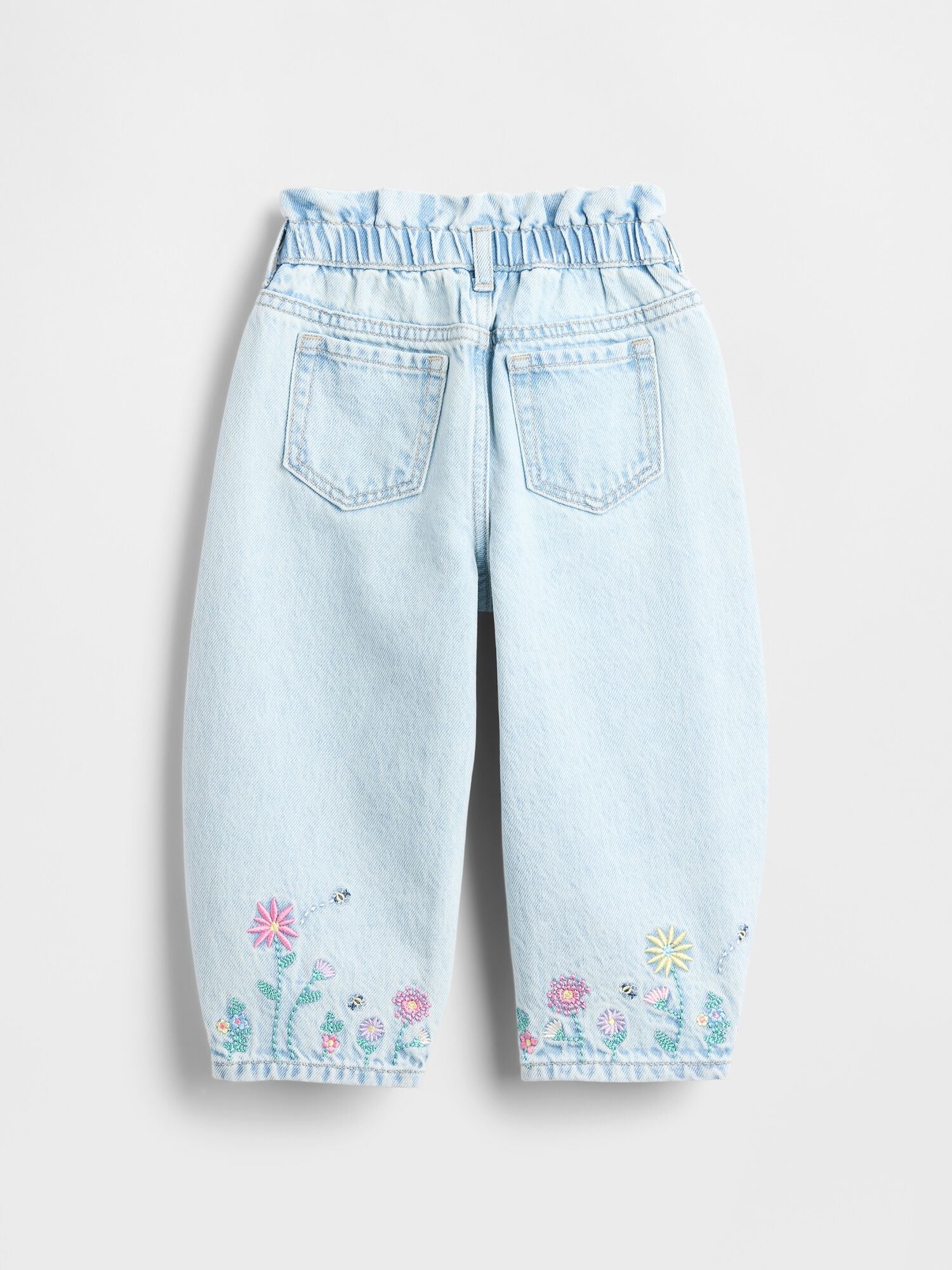 Baby &amp; Toddler Floral Horseshoe Jeans