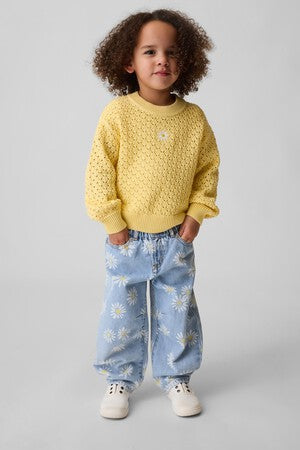 Baby &amp; Toddler Daisy Horseshoe Jeans