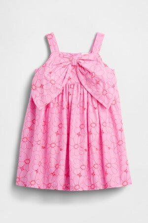 Baby &amp; Toddler Floral Eyelet Bow Dress