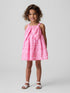 Baby & Toddler Floral Eyelet Bow Dress - PARISIAN PINK / 12-18M