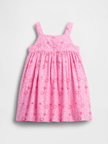 Baby &amp; Toddler Floral Eyelet Bow Dress