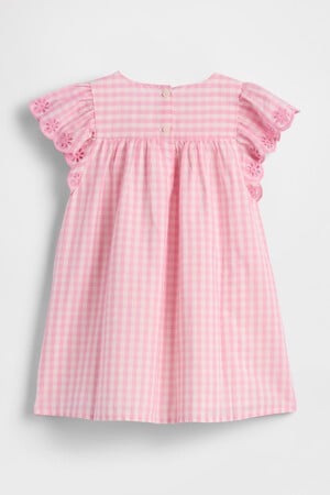 Baby &amp; Toddler Eyelet Gingham Dress