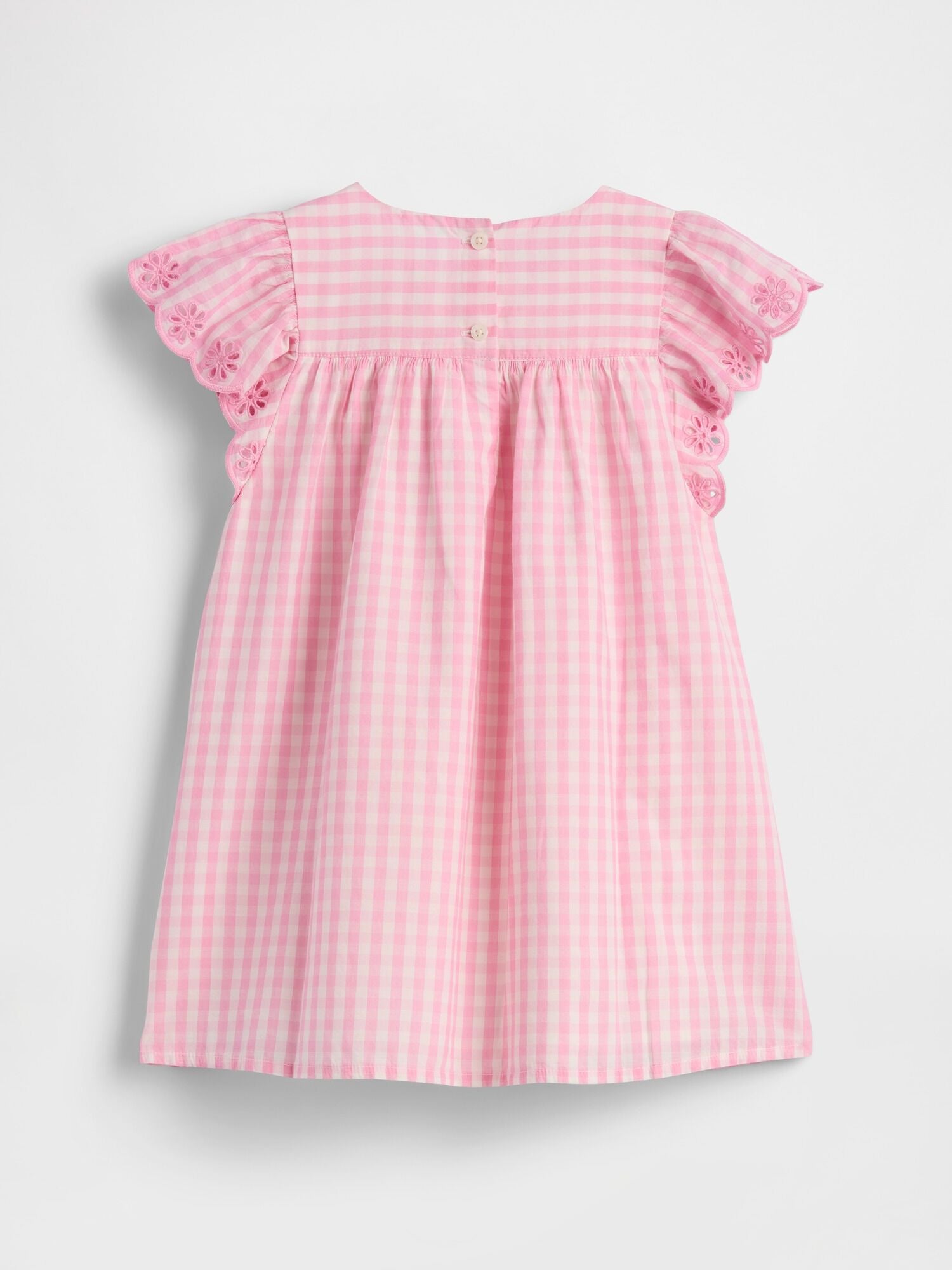 Baby &amp; Toddler Eyelet Gingham Dress