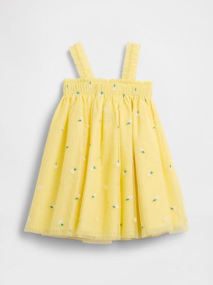 Baby &amp; Toddler Embroidered Daisy Tulle Dress