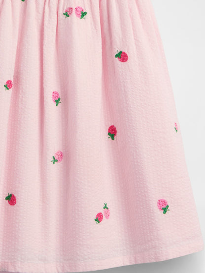 Baby &amp; Toddler Seersucker Embroidered Dress
