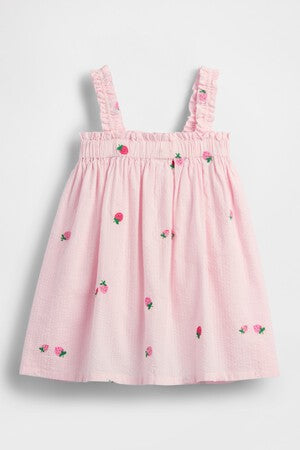 Baby &amp; Toddler Seersucker Embroidered Dress