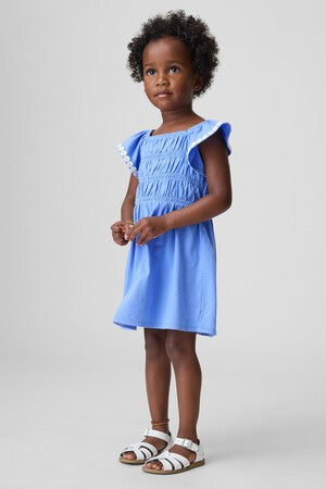 Baby &amp; Toddler Smocked Flutter-Sleeve Dress