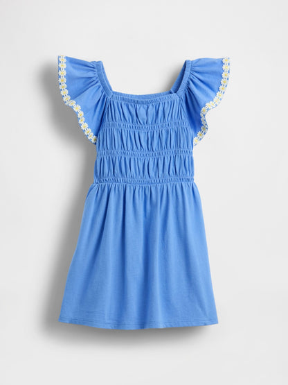 Baby &amp; Toddler Smocked Flutter-Sleeve Dress